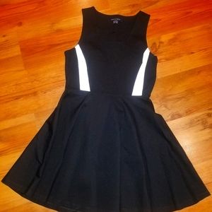 French Connect Black A Line Dress